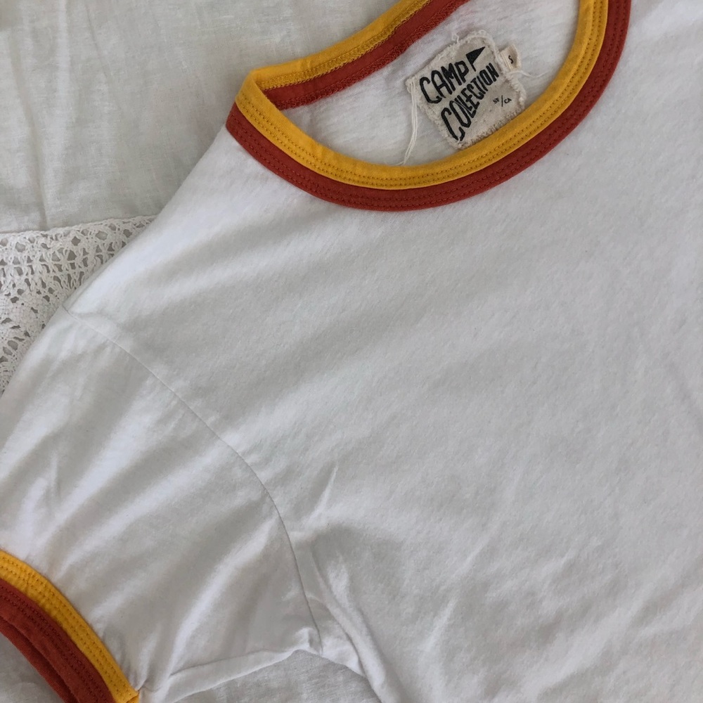 CAMP collection white T shirt size Small